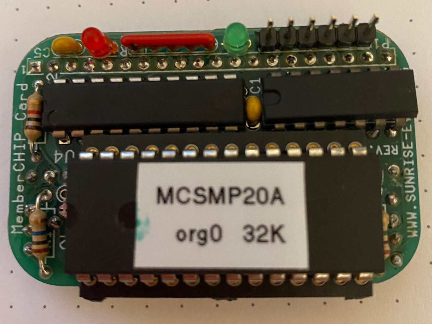 Member Chip Card Front Member Chip Card Front